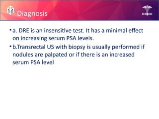 Prostate Diseases by Mam Rabia!.pptx slides | PPTX