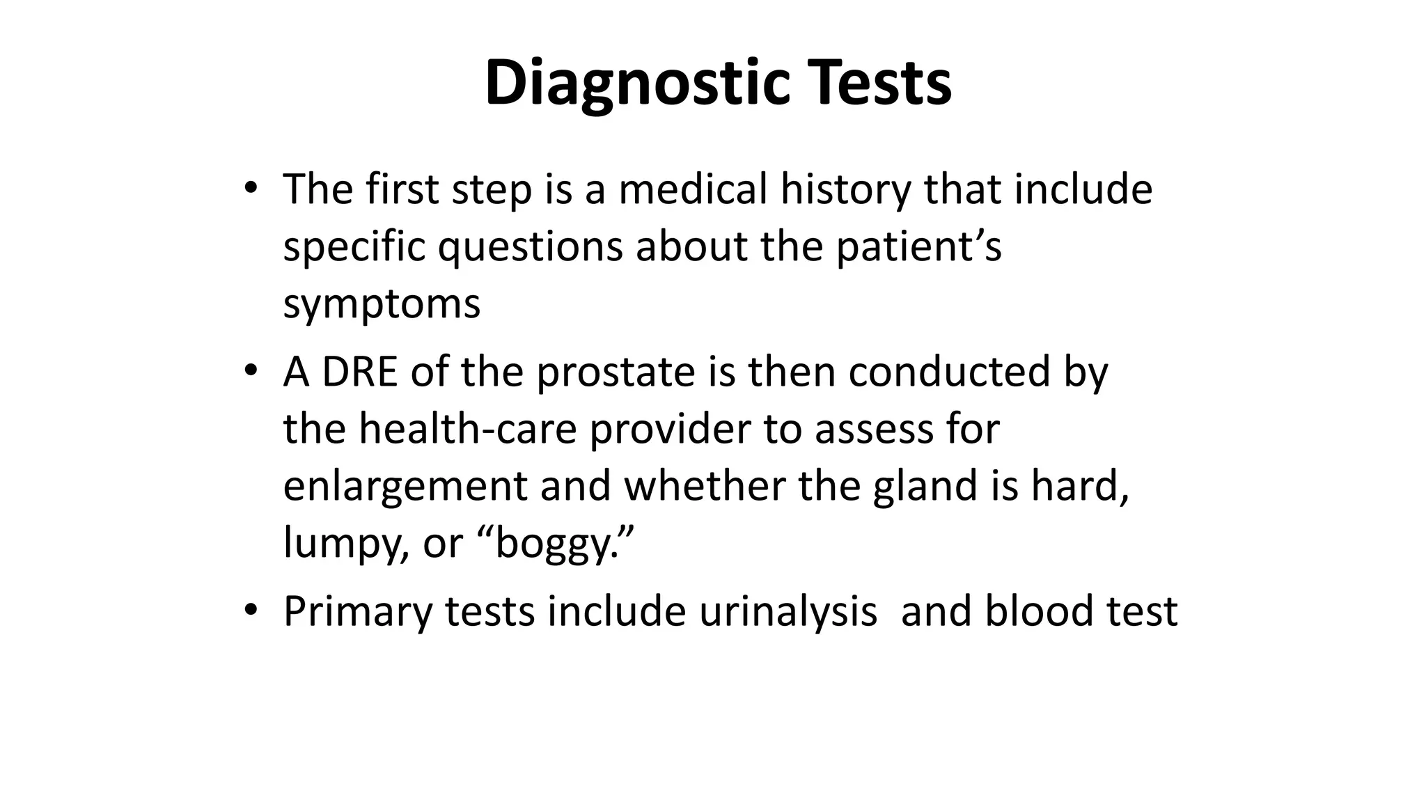 PROSTATE DISORDERS, BPH, Prostatitis.ppt