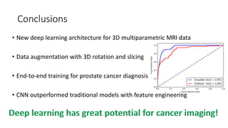 Prostate Cancer Diagnosis using Deep Learning with 3D Multiparametric ...