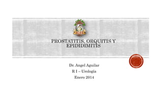 Dr. Angel Aguilar
R I – Urología
Enero 2014
 