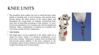 PROSTHESIS - PHYSIOTHERAPY REHABILITATION | PPTX