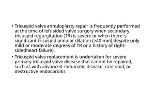 Anular Repad prosthetic valves slides valvular heart disease | PPTX