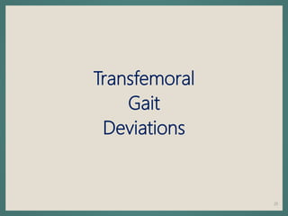 Transfemoral
Gait
Deviations
25
 