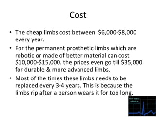 Prosthetic limbs final