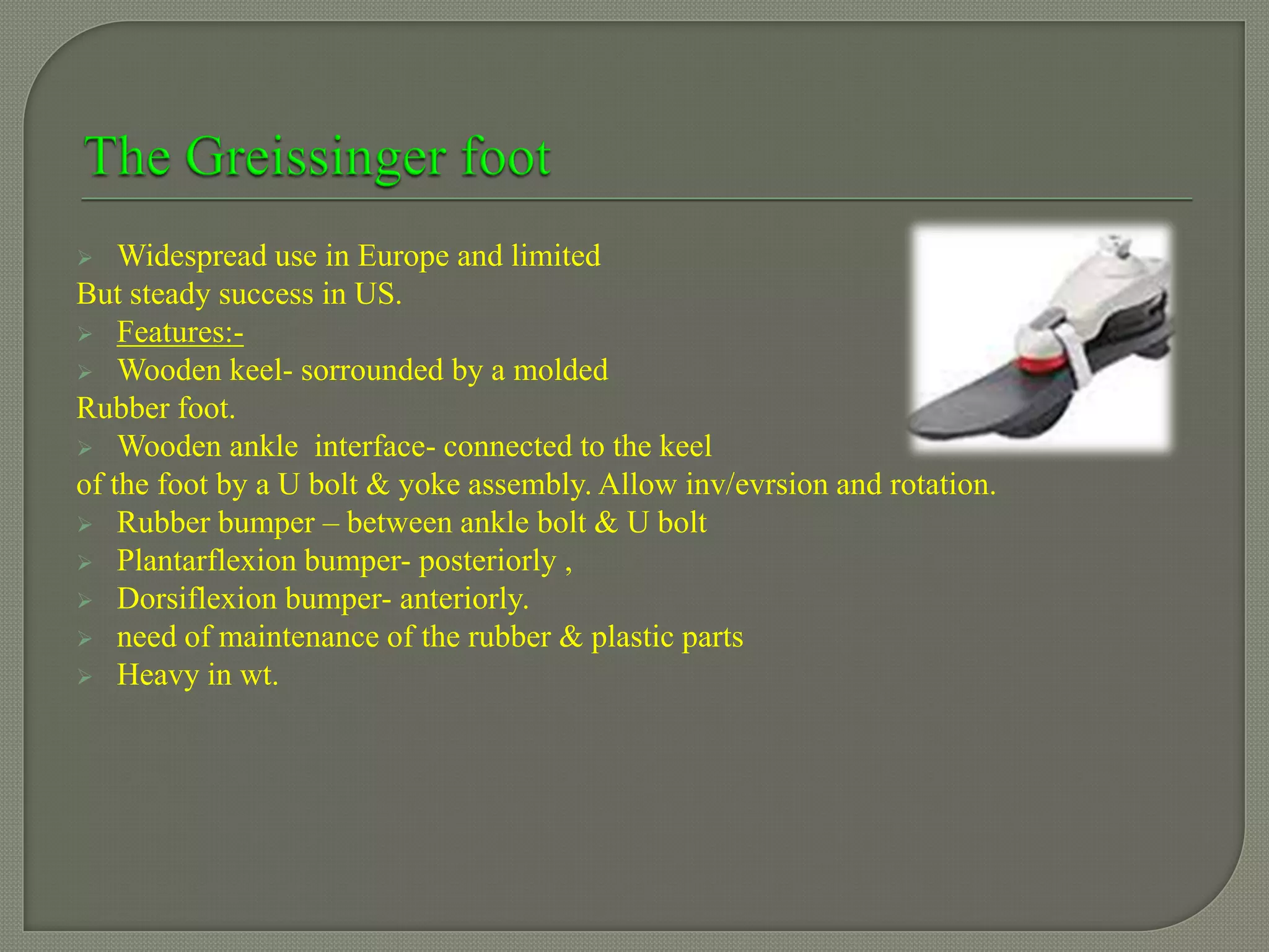 Prosthetics foot | PDF