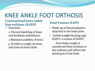 Prosthetics, orthotics and traction | PPTX