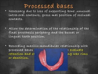 Prosthodontic Management of Mandibular Defects | PPT