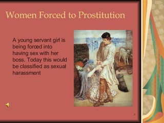 Women Forced to Prostitution A