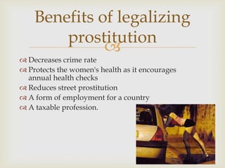 advantages of prostitution