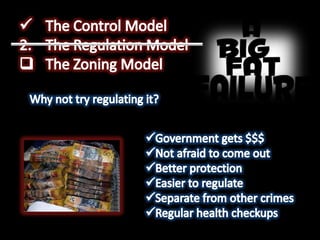 The Attorney General Christian Porter  says upcoming  legislation will restrict prostitution to designated industrial or non-residential areas.The Zoning ModelWhich WA suburb gets the next Kings Cross?