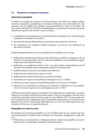 2


2.4.




                                                                                                         -
                                                                                                    .
               3863/2010       3865/2010                                                                 -
                                                        :



                                           ,



                           .

                                                                                       :


                                                                                                         -
           ,           ,               .
                 ––                        3   ––                                                       65
               60                              40                                 .
                                                              .
                                                    .
                                                                  .
                                                                  31/12/2010.
                                                                                             .
                                                                                                         -
                                                             1/1/2011.

                                                                                                         -
                                                                                      2010
                                                                          2011.                          -

                2,5%                  2009-2060,            12,5%                                        -
                                              .



                                                                                                         -
                                                                                                         -
       :
                                                                                                         -
                                                                      .


                                                                                             2011       31
 
