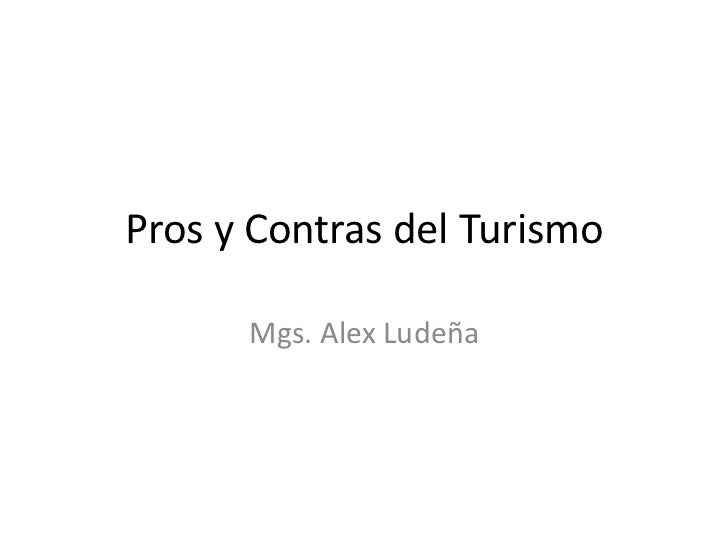 Pros Y Contras Del Turismo En España