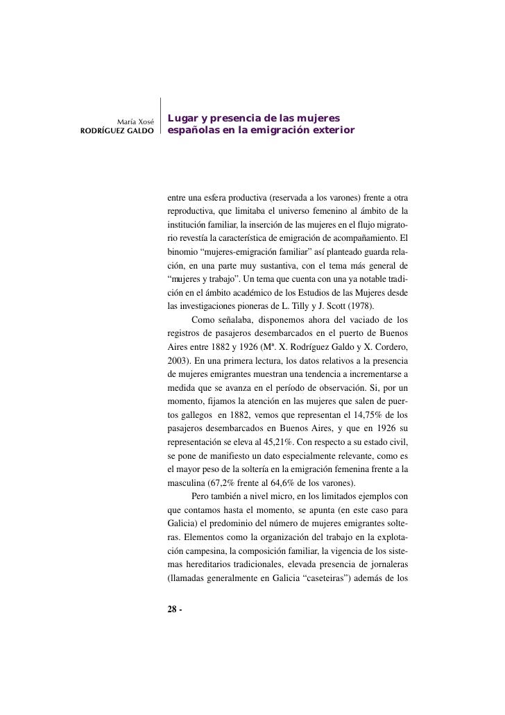 Protagonismo de la mujer en las corrientes migratorias Protagonismo de la mujer en las corrientes migratorias