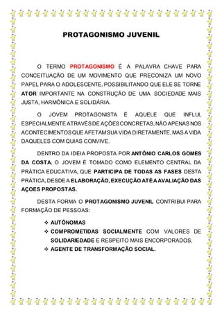 Protagonismo juvenil | DOCX