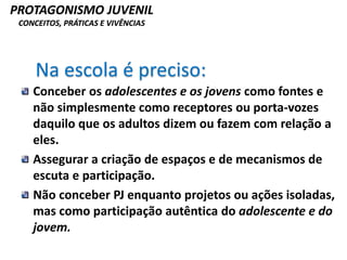 Protagonismo Juvenil_aula1_semlogo_ptj_2024 | PPT