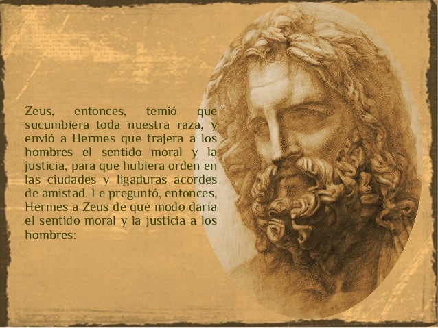 Protágoras, mito de la creación del hombre.