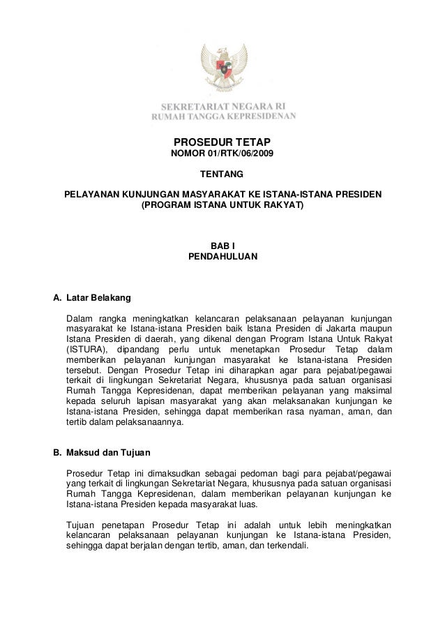 Protap masuk istana Protap masuk istana