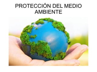 PROTECCIÓN DEL MEDIO
AMBIENTE
 