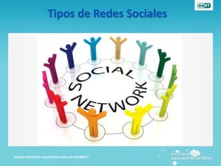 Tipos de Redes Sociales




¿CÓMO PROTEGER A NUESTROS HIJOS EN INTERNET?
 