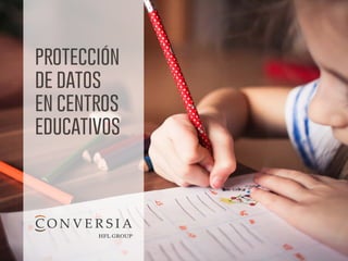 protección
de datos
en centros
educativos
 