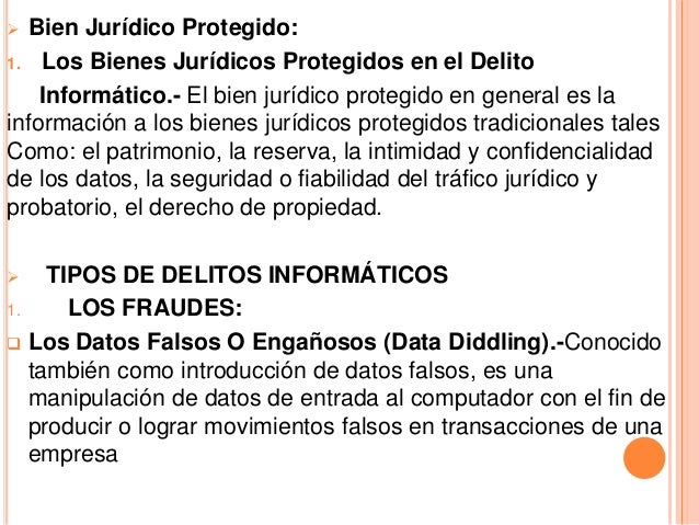 Proteccion de bienes juridicos