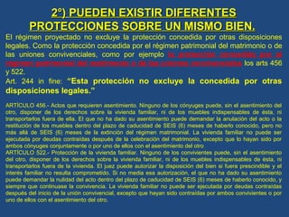 Proteccion de la vivienda - Nuevo Código Civil y Comercial | PPT