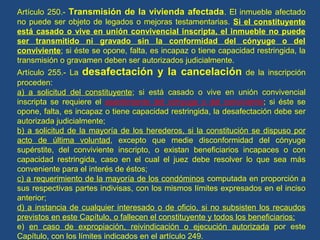Proteccion de la vivienda - Nuevo Código Civil y Comercial | PPT