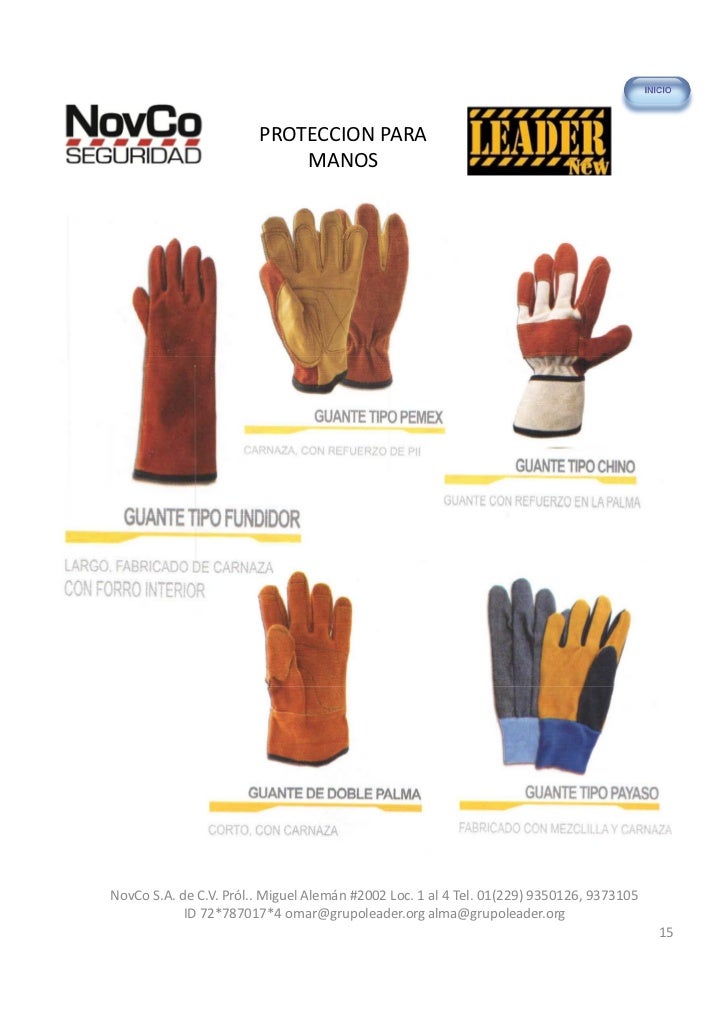 Proteccion para brazos y manos Proteccion para brazos y manos