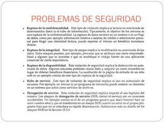 PROBLEMAS DE SEGURIDAD 