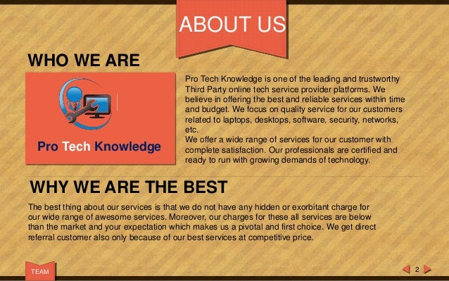 basic tech support knowledge