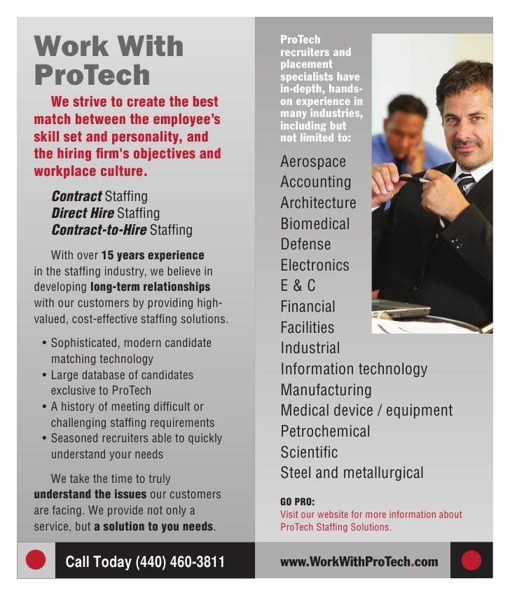 ProTech Staffing Solutions Brochure