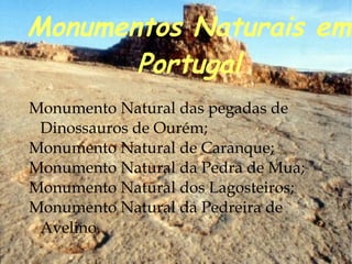 Monumentos Naturais. 