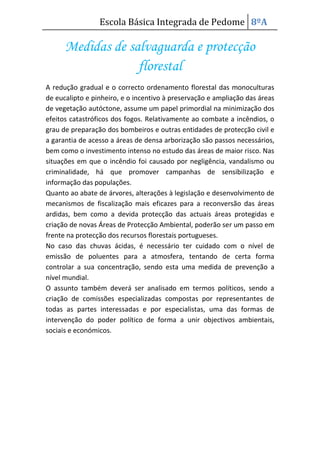 Protecção florestal