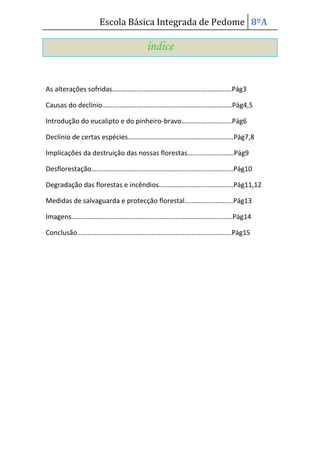 Protecção florestal