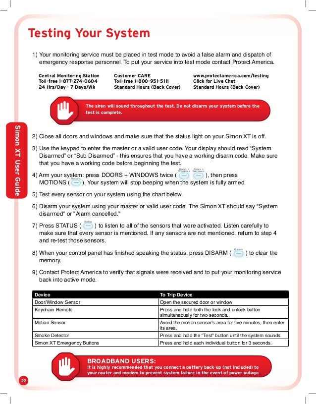 Simon xt installer manual