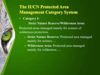 Protected areas of the world & pakistan | PPTX