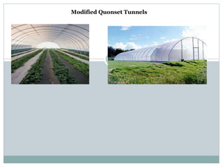 Modified Quonset Tunnels
 