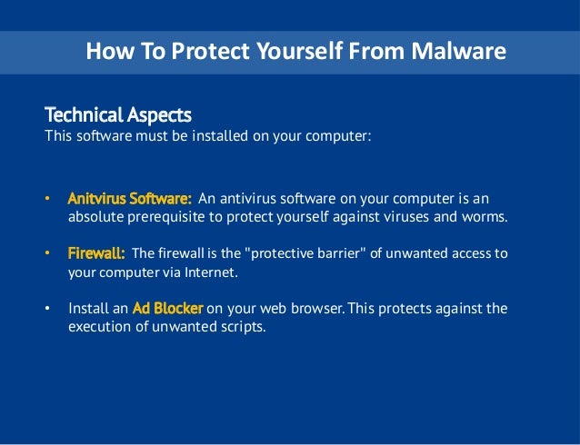 How To Protect From Malware