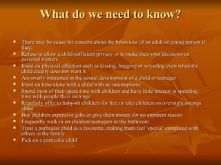 Protecting your child from sexual abuse | PPT