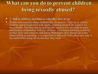Protecting your child from sexual abuse | PPT
