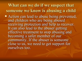 Protecting your child from sexual abuse | PPT