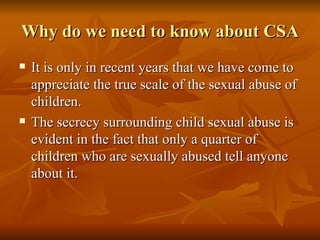 Protecting your child from sexual abuse | PPT