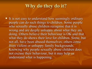 Protecting your child from sexual abuse | PPT