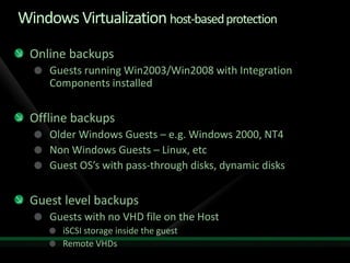 Protecting Applications With Data Protection Manager 2007 Sp1