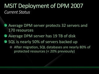 Protecting Applications With Data Protection Manager 2007 Sp1