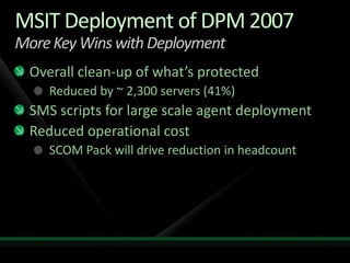 Protecting Applications With Data Protection Manager 2007 Sp1