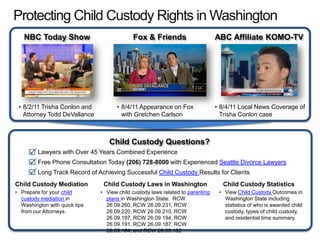 Protecting Child Custody Rights in Washington ABC Affiliate KOMO-TV Fox & Friends NBC Today Show ,[object Object]
