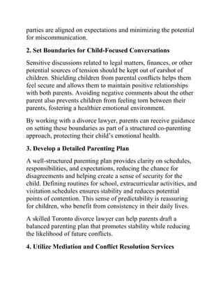 Protecting Children’s Emotional Health during Parental Separation | PDF