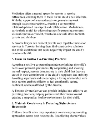 Protecting Children’s Emotional Health during Parental Separation | PDF