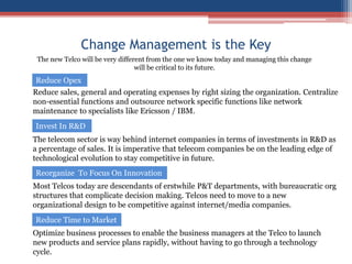 The Demand for Data: Bursting PipesThe size of data opportunity is huge, will be led by proliferation of smart phones and data cards but will require heavy capital investments in 4G by Telcos.Smart phones have increased data consumption by manifolds: Average data usage went up by 50-100 times with devices like  Apple Iphones / Android G1. 